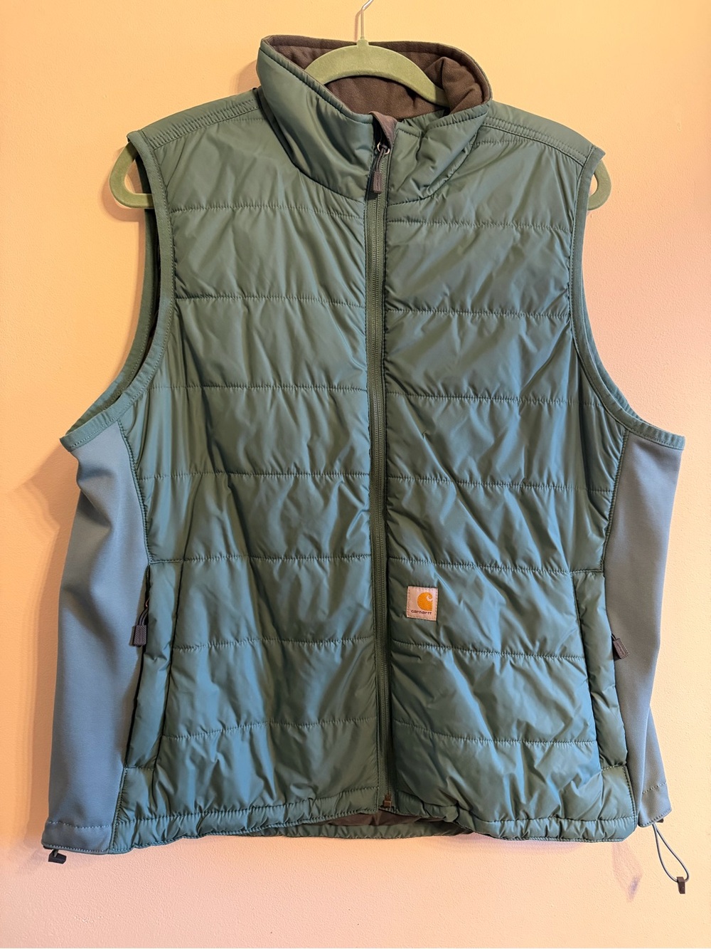 Carhartt womens XL Green Quilted Vest